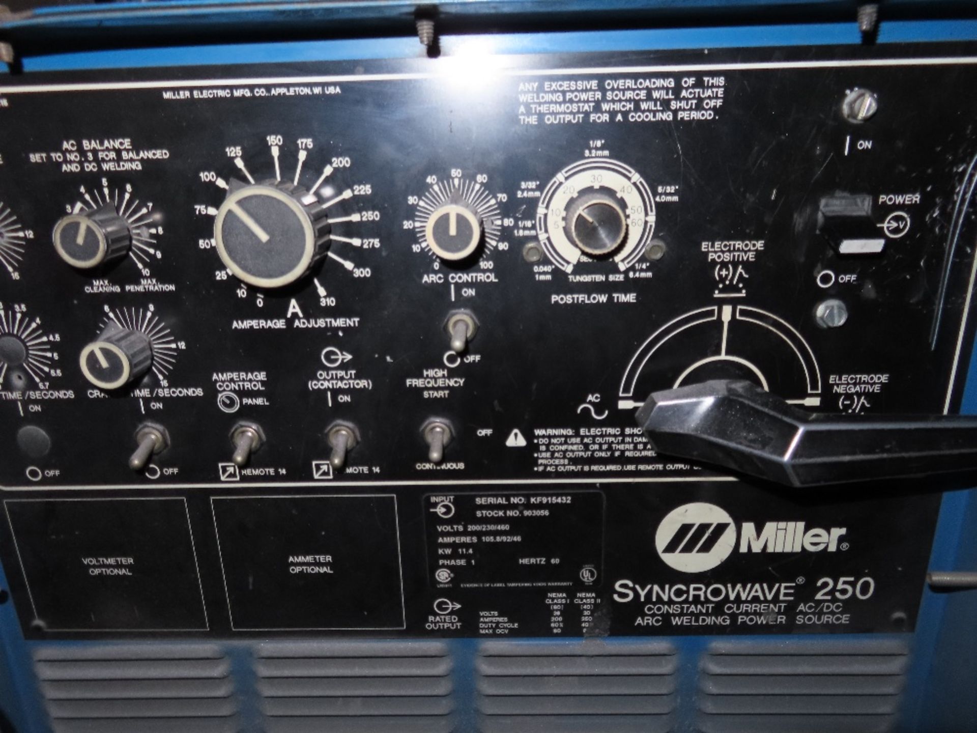 Miller 300 Amp Tig Welder w/ Water - Image 2 of 3