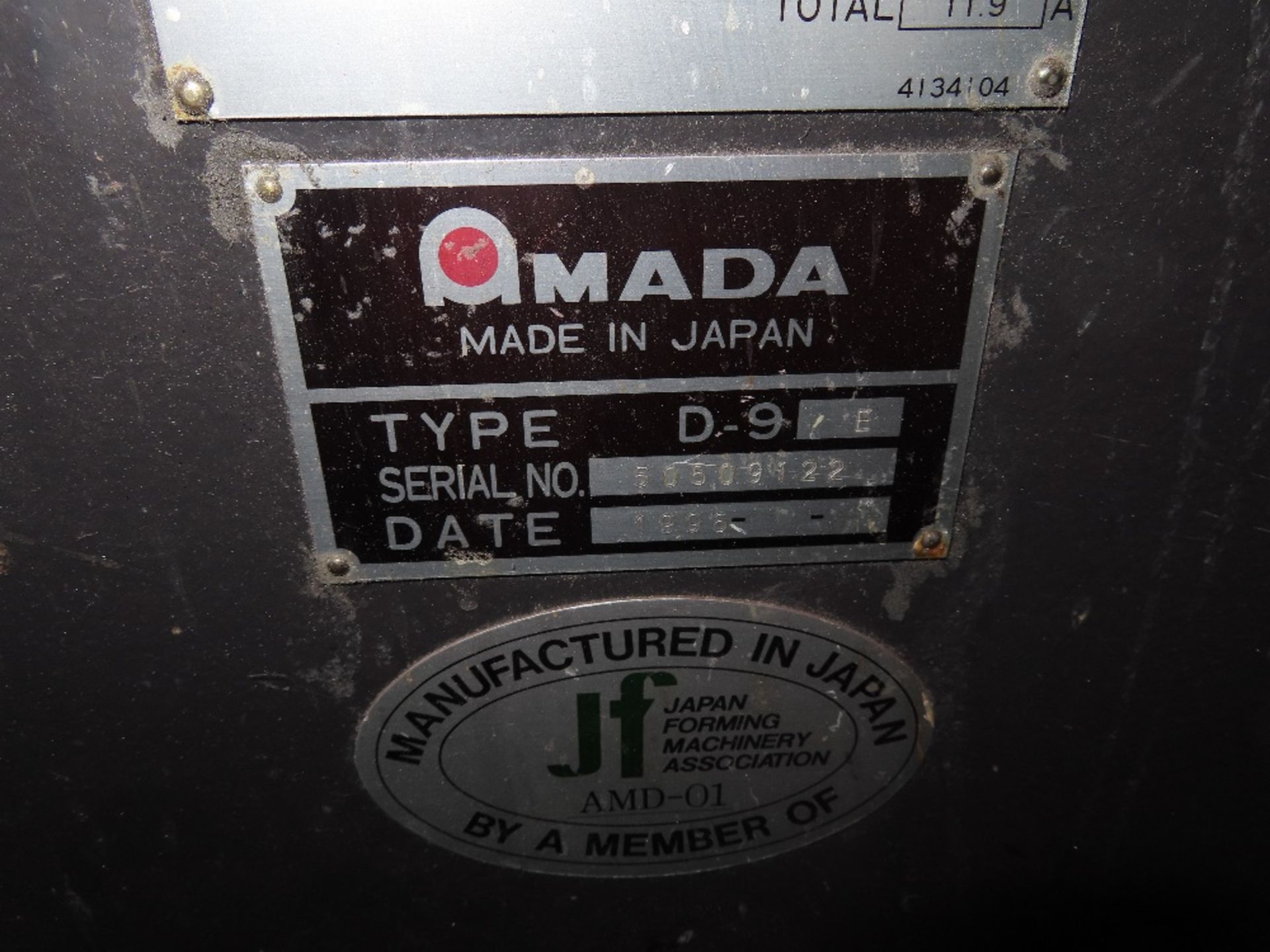 (1996) Amada mod. RG-50, 50-Ton Power Press - Image 8 of 8