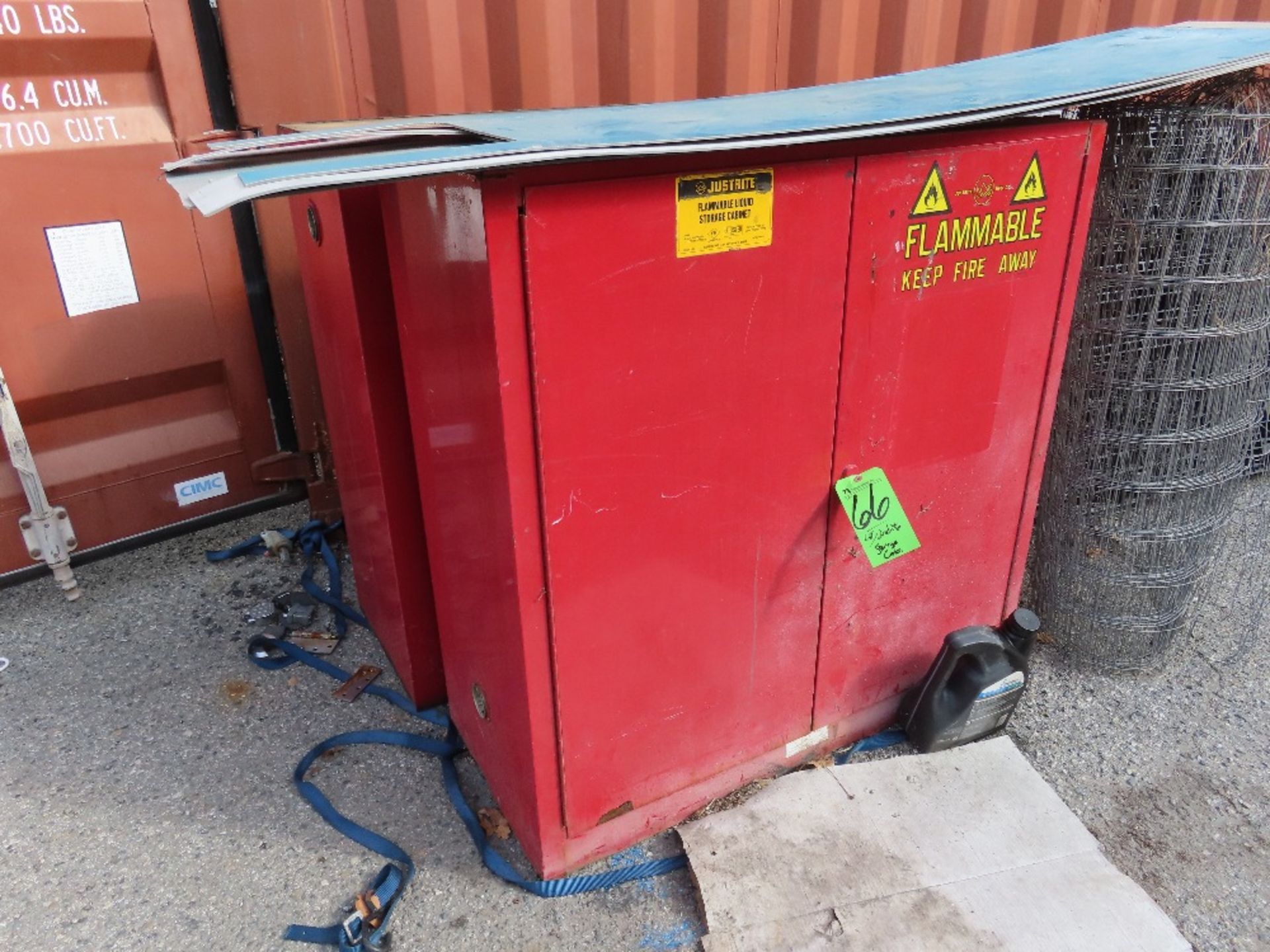 (Lot) Justrite Flammable Liquid Storage