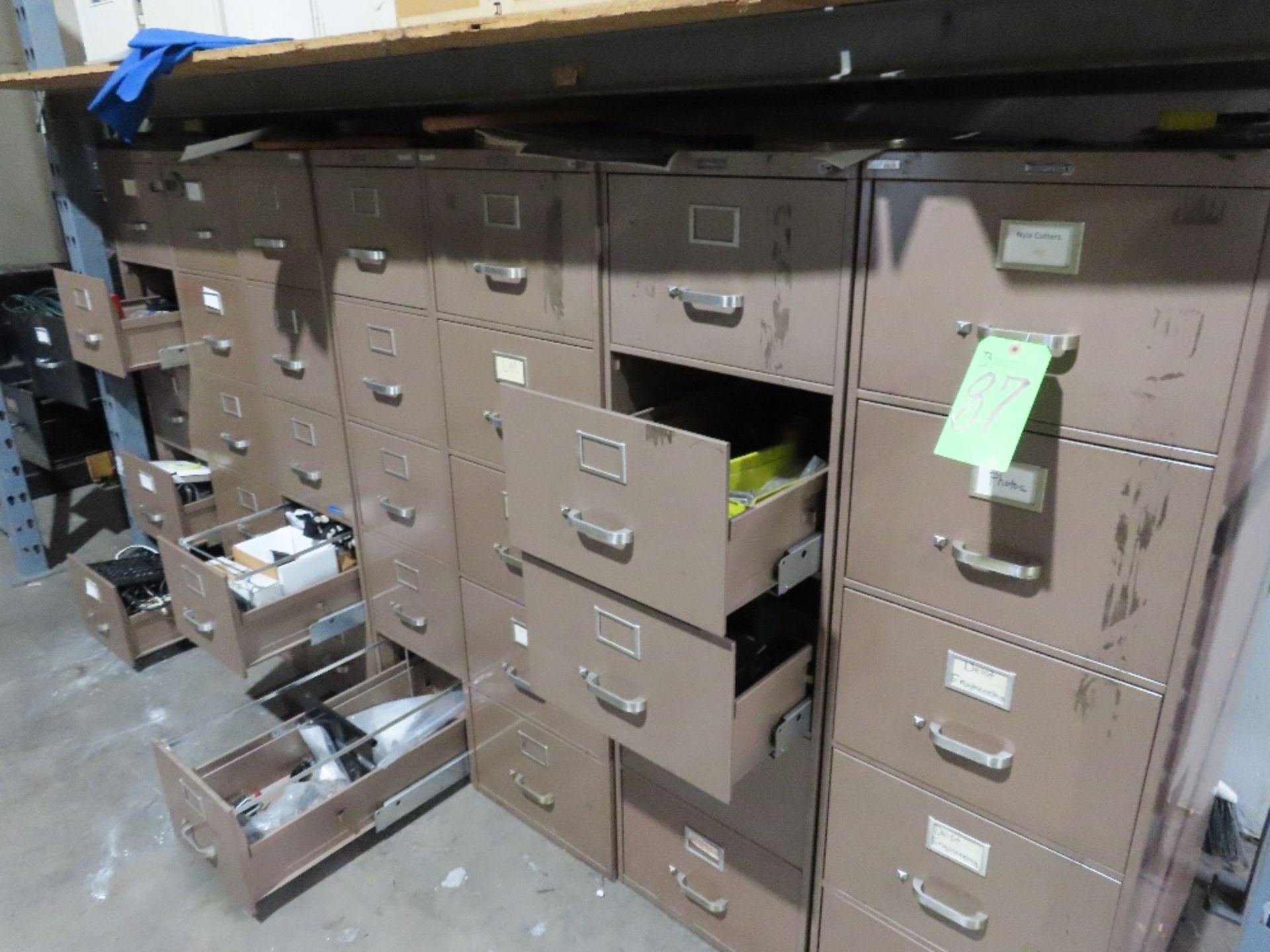 (Lot) File Cabinets w/ Contents