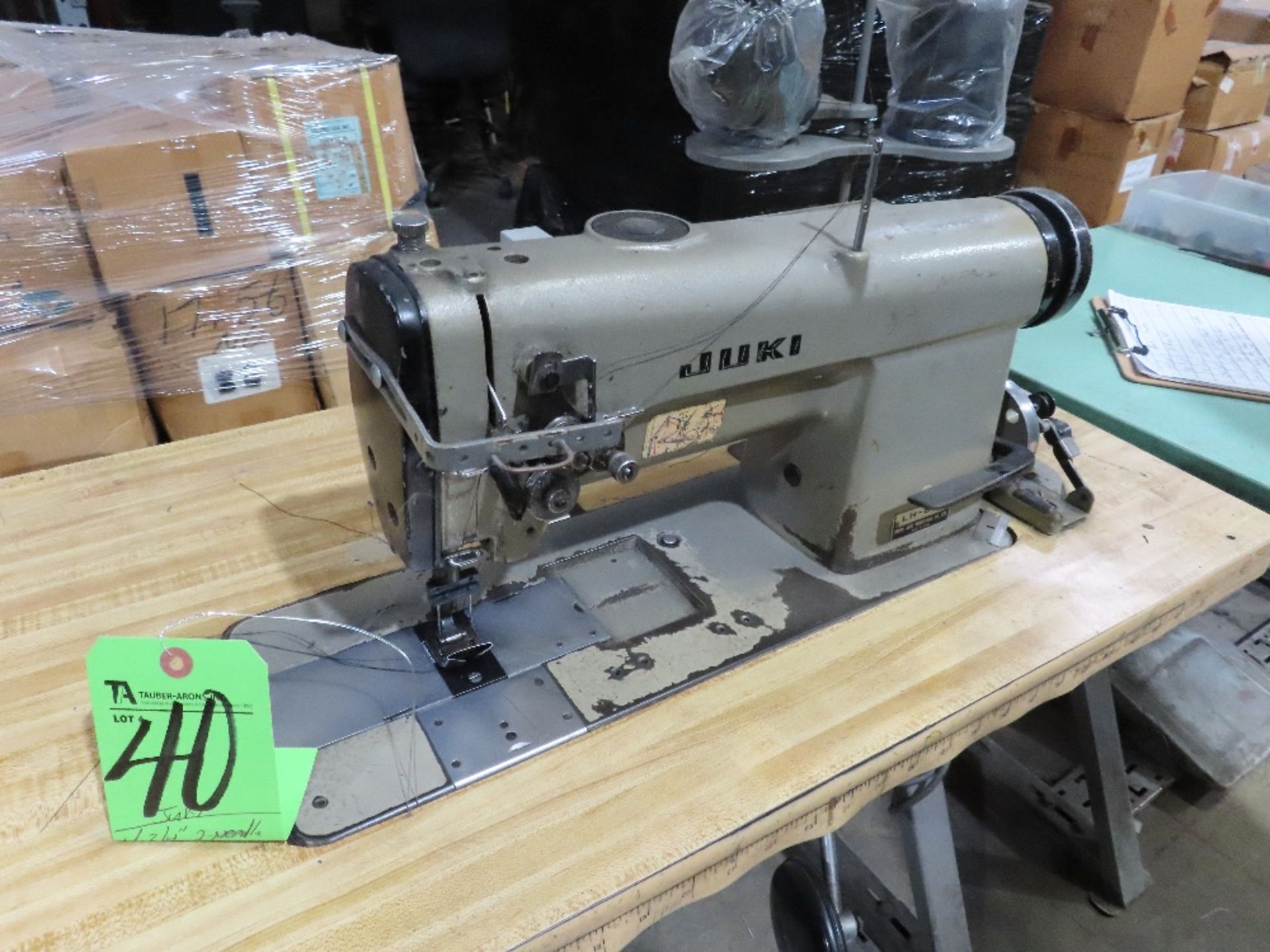 Juki mod. LH-515, 3/4'', 2-Needle Sewing - Image 2 of 2