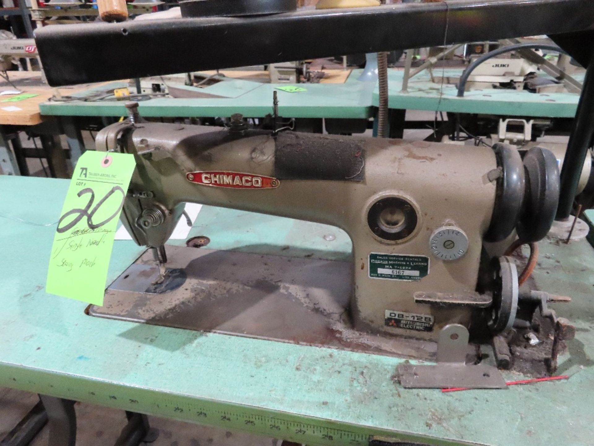 Chimago Single Needle Sewing Machine - Image 2 of 2