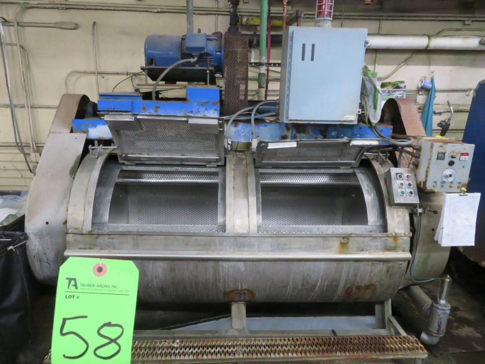 450lb. Open Pocket Rotary Washer