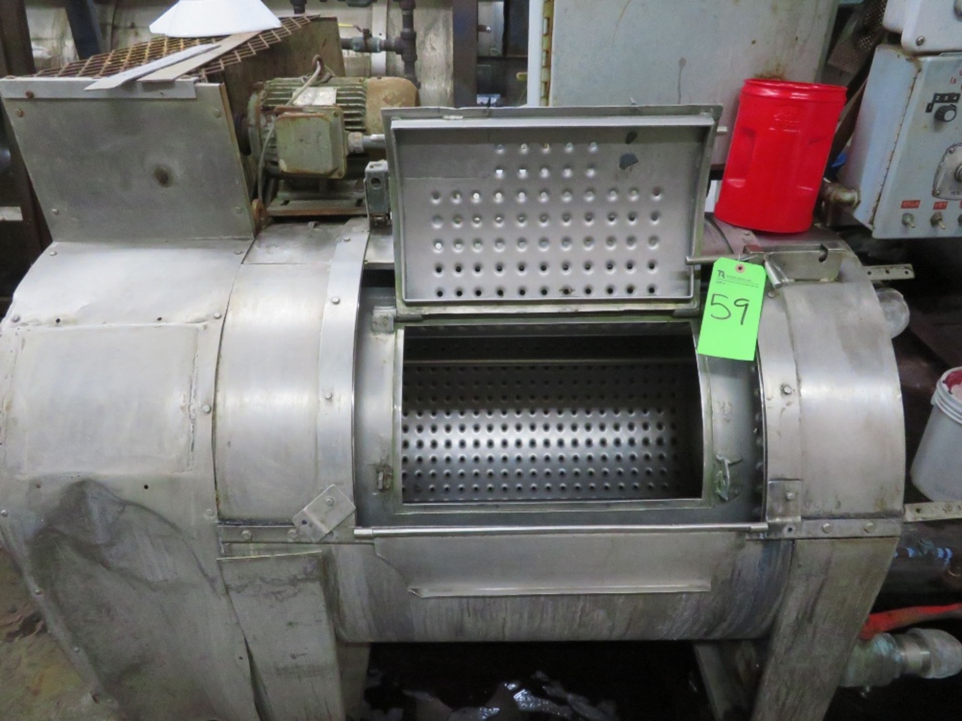 Sample Size Open Pocket Rotary Washer