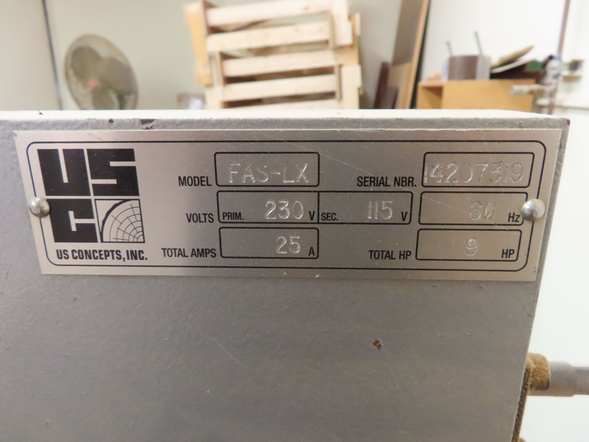 US Concepts mod. FAS-LX, Horizontal Shaper - Image 5 of 6