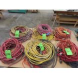 (Lot) Extension Power Cords & Air Hose