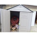 (Lot) Rubbermaid Storage Shed