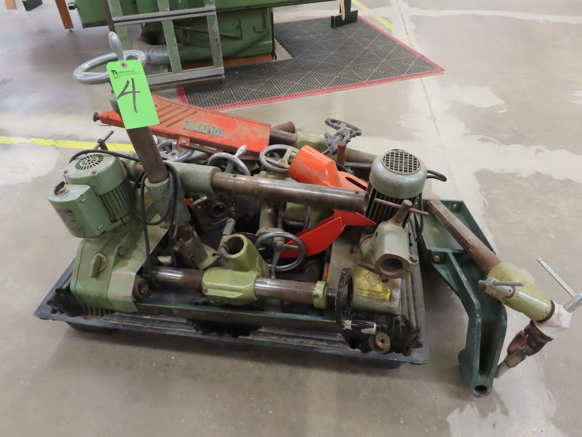 (Lot) Holz Power Feed Units & Misc. on (1)