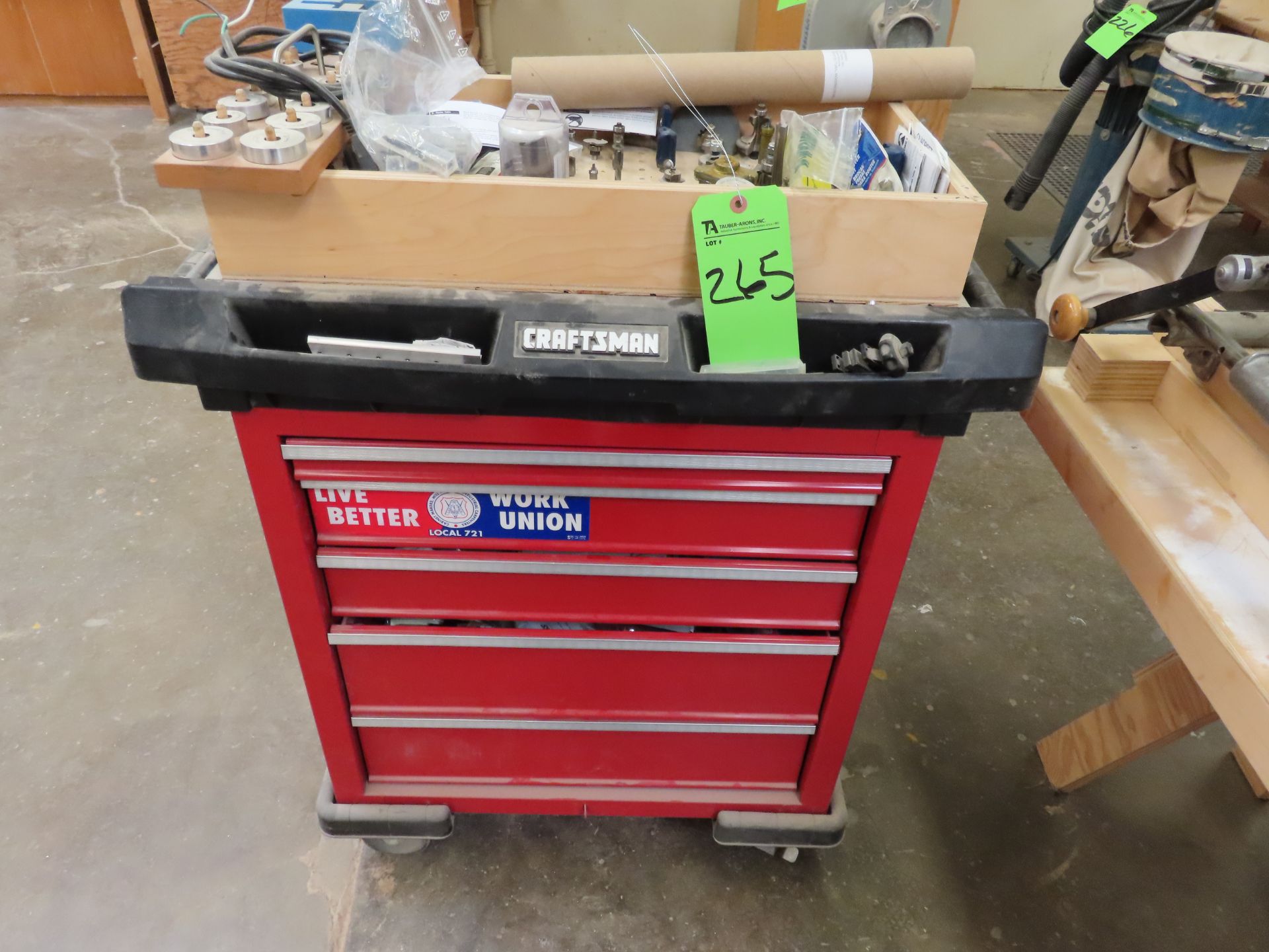 (Lot) Craftsman Tool Box w/ Assorted Router