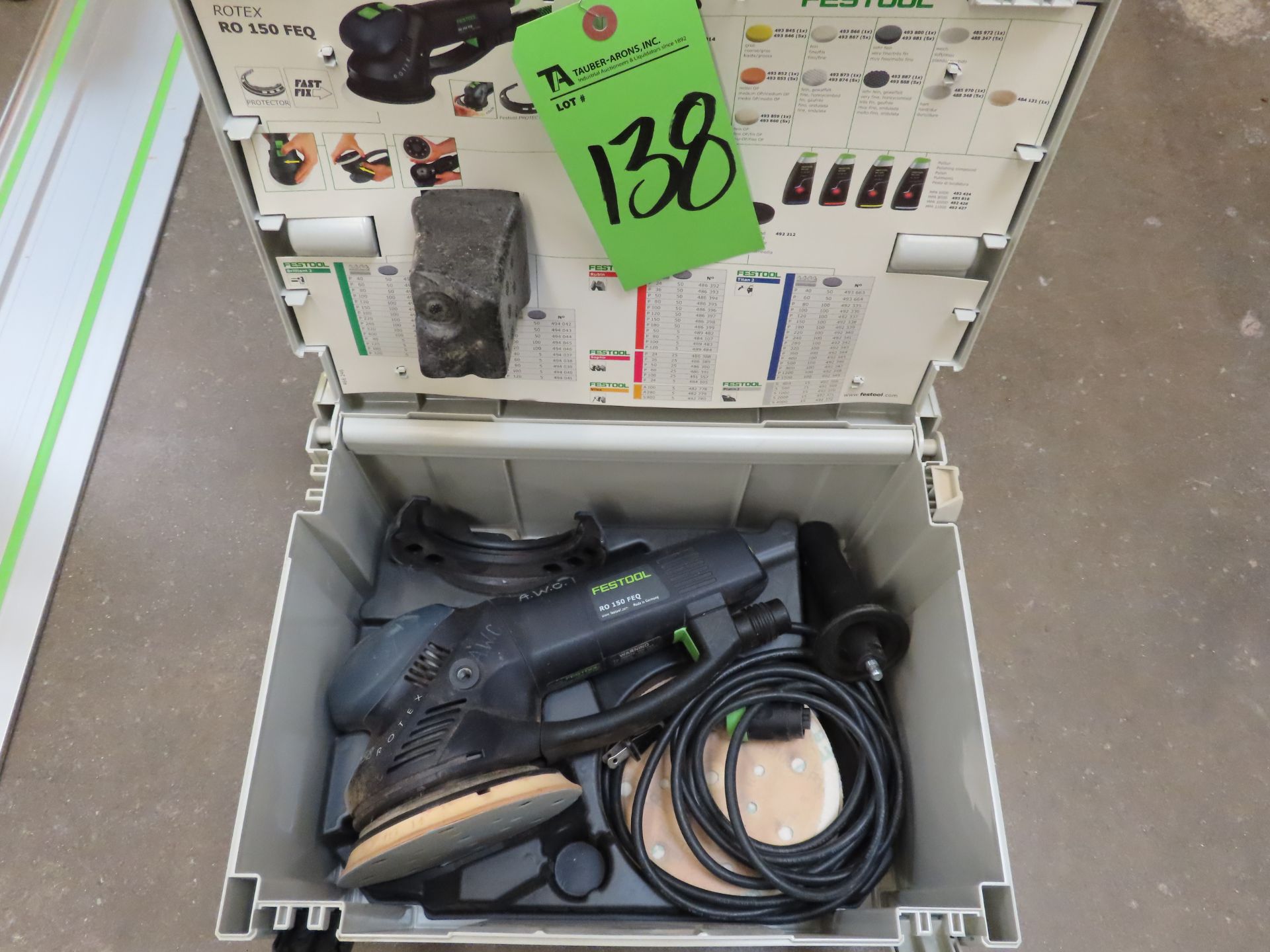 Festool mod. RO150FEQ, Pneu. Multi Made