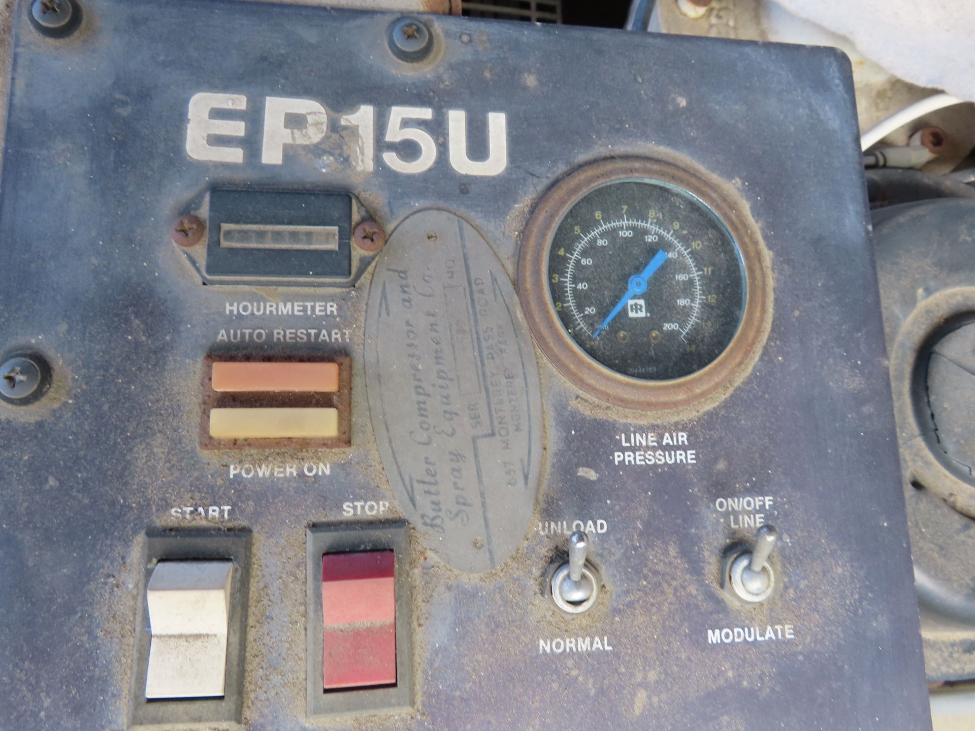 I.R. mod. SSREP15U, 15hp Air Compressor - Image 2 of 2