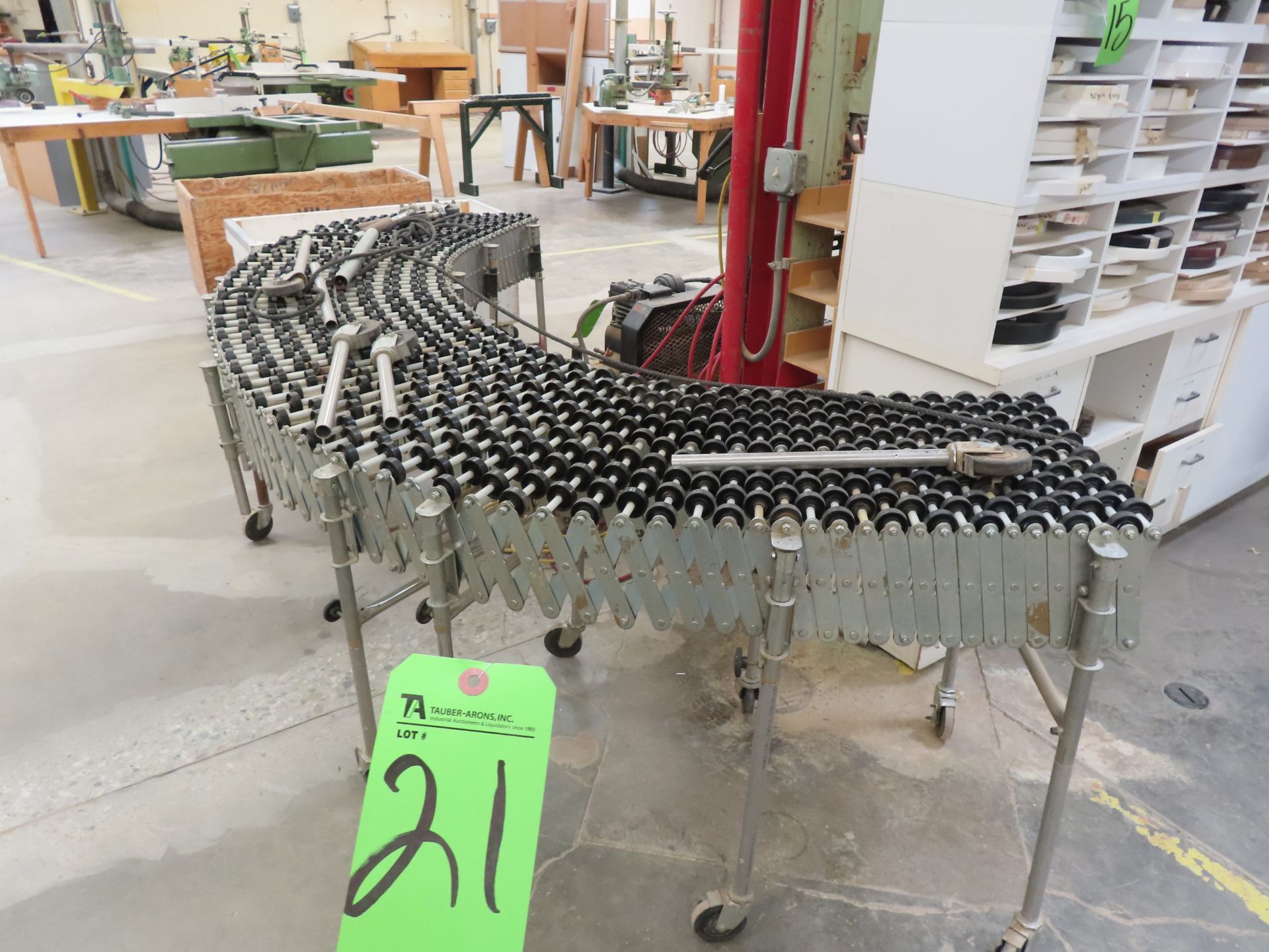 Expandable Roller Type Conveyor, Approx.