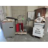 (Lot) Electric Dryer, Fan, Irons, Exhaust