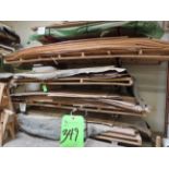 (Lot) Assorted Type Veneer on Rack