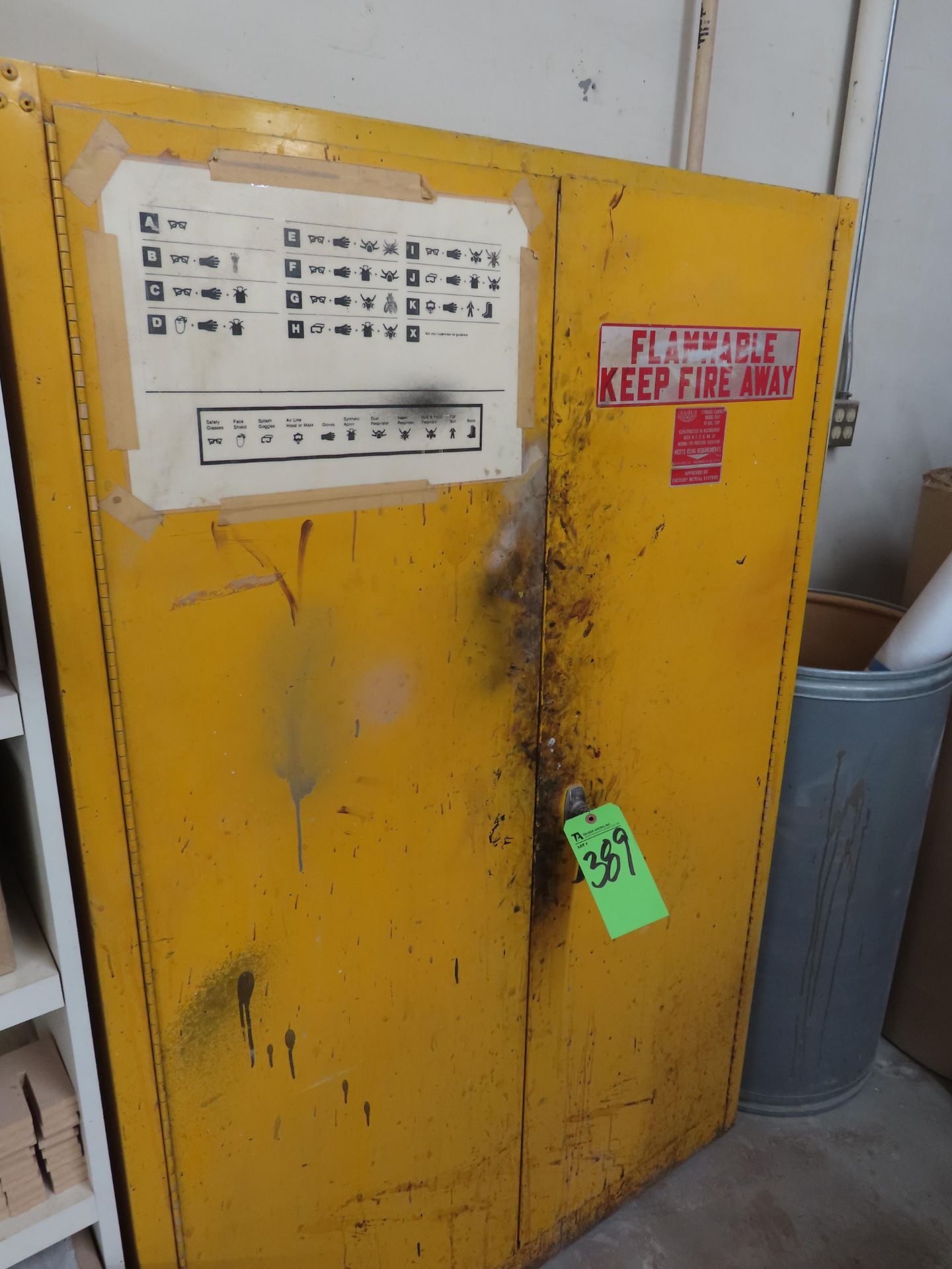 (Lot) Eagle Flammable Storage Cabinet,