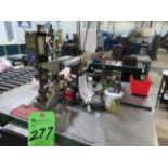 (Lot) Custom Pneu. Press w/ Table &