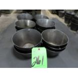 (Lot) (25) Chip Ring Bins