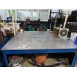 (Lot) Steel Work Table Only (No Work in