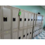 (Lot) Lockers, Tables, Chairs, Microwave,