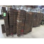 (Lot) Steel Perforated Parts Bins