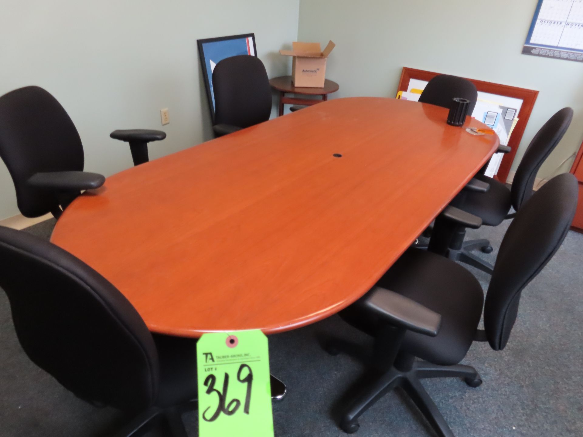 (Lot) Conference Table w/ (NO MONITORS, NO COMPUTERS)