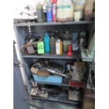 (Lot) Shelf w/ Misc. Contents