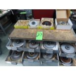 (Lot) Diamond Wheels w/ Cabinet, Assorted