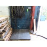 Fairbanks mod. FB2200, 4' x 4' Platform