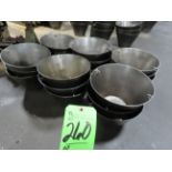 (Lot) (25) Chip Ring Bins