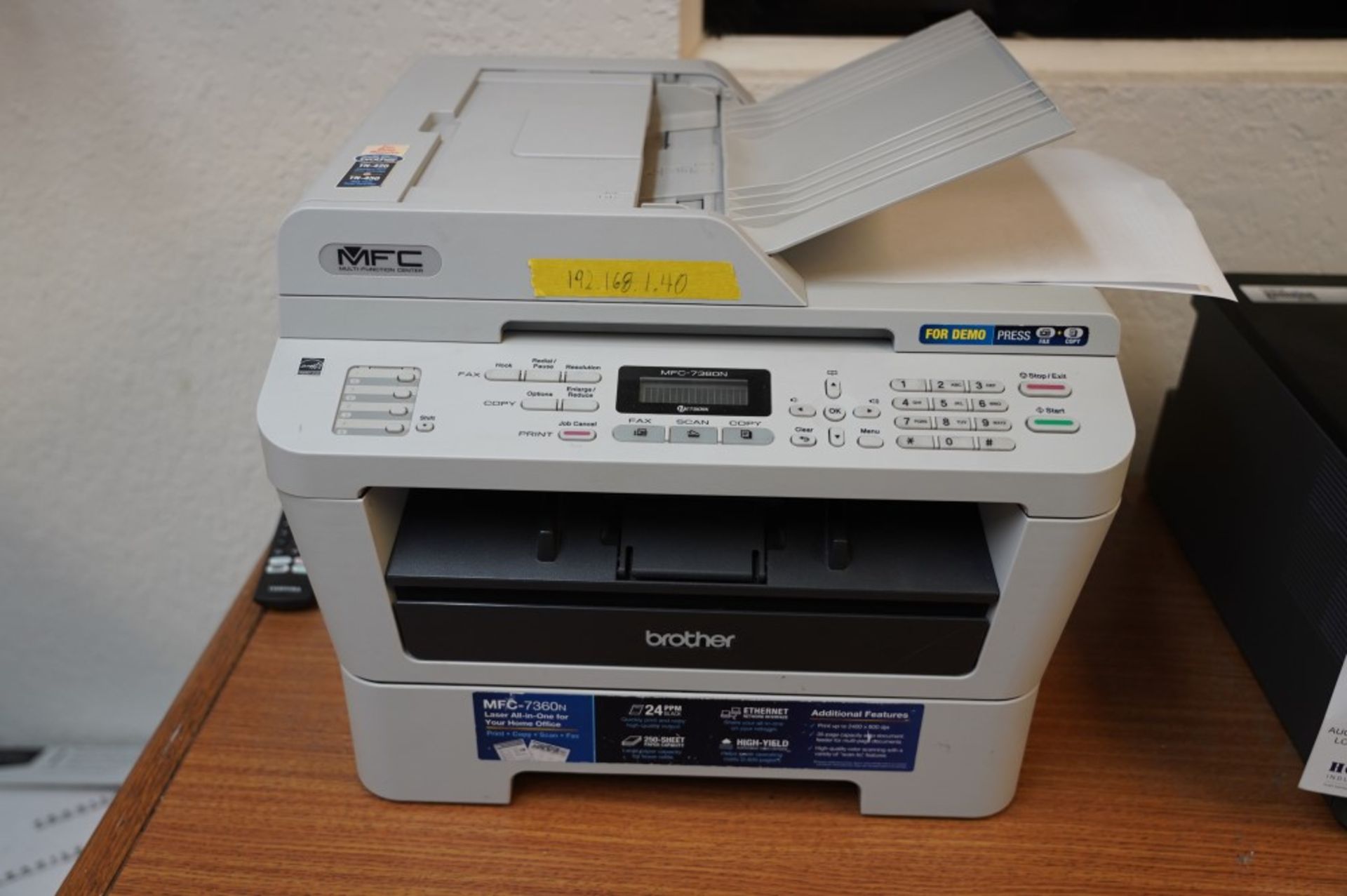 Brother (3) Inkjet Printers Model MFC-736ON, HL-L23700W, HL-3070CW - Image 2 of 8