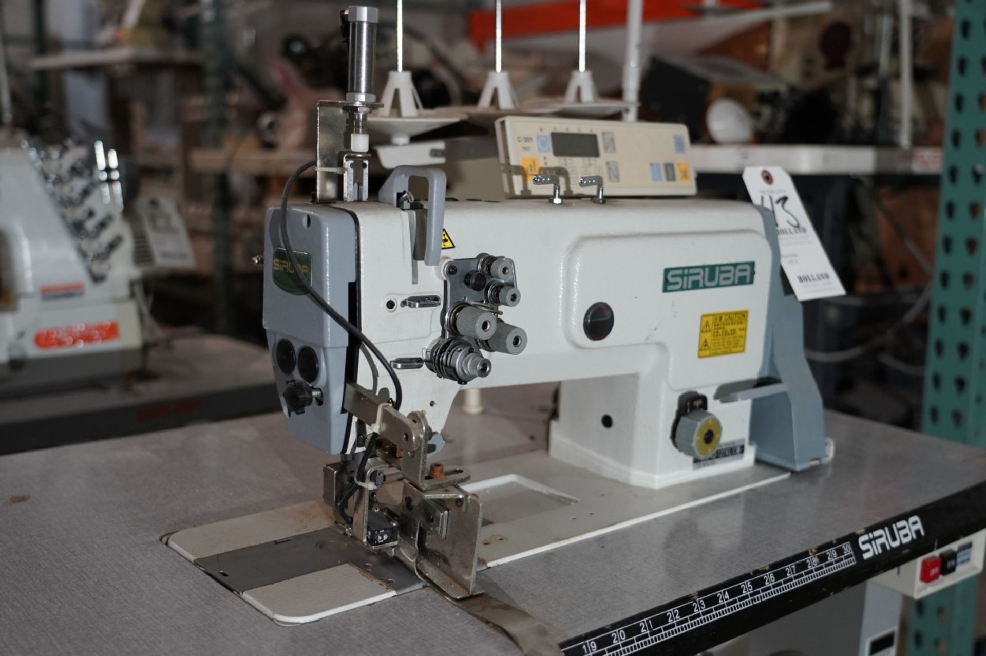 Siruba Overlock Sewing Machine Model T828-42-127KL/C S/N 23605216, Adjustable Speed, Number of Ne - Image 4 of 10