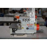 Siruba Overlock Sewing Machine Model 737QD - 504M2-04/PE-VTE S/N HDJA1441C00450, Chain Cutter Syst