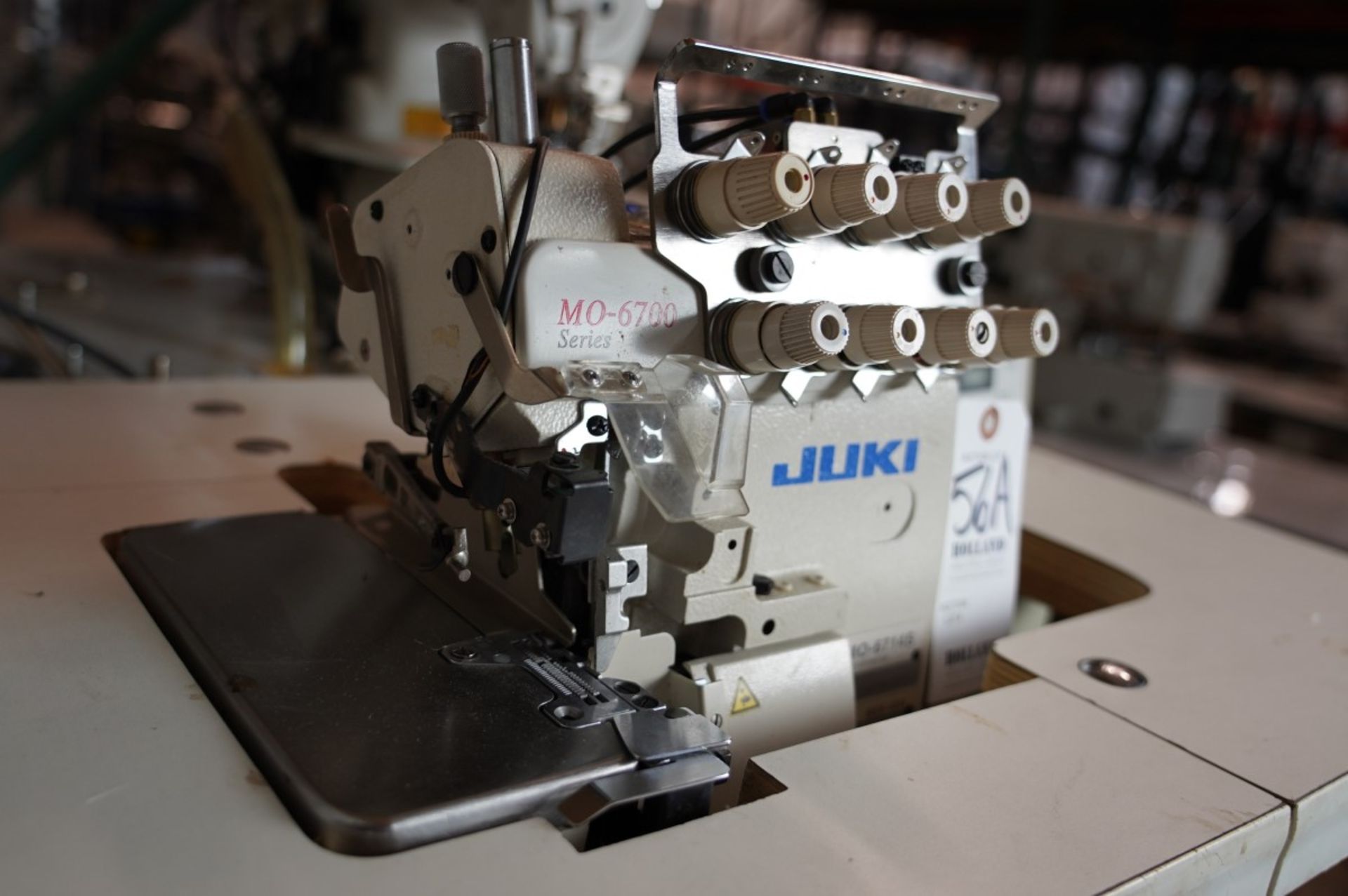 Juki Overlock Sewing Machine Model MO-6700 - MO-6714S, Class - BE-40H - Image 4 of 9