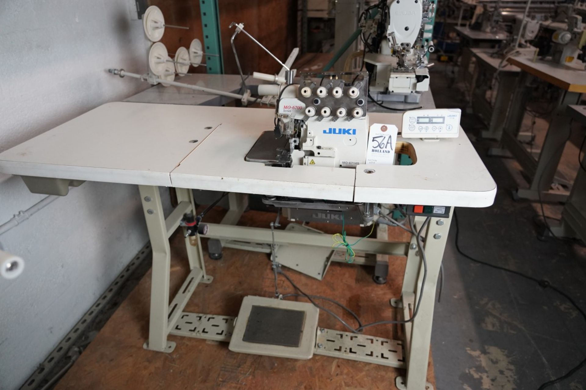 Juki Overlock Sewing Machine Model MO-6700 - MO-6714S, Class - BE-40H - Image 2 of 9