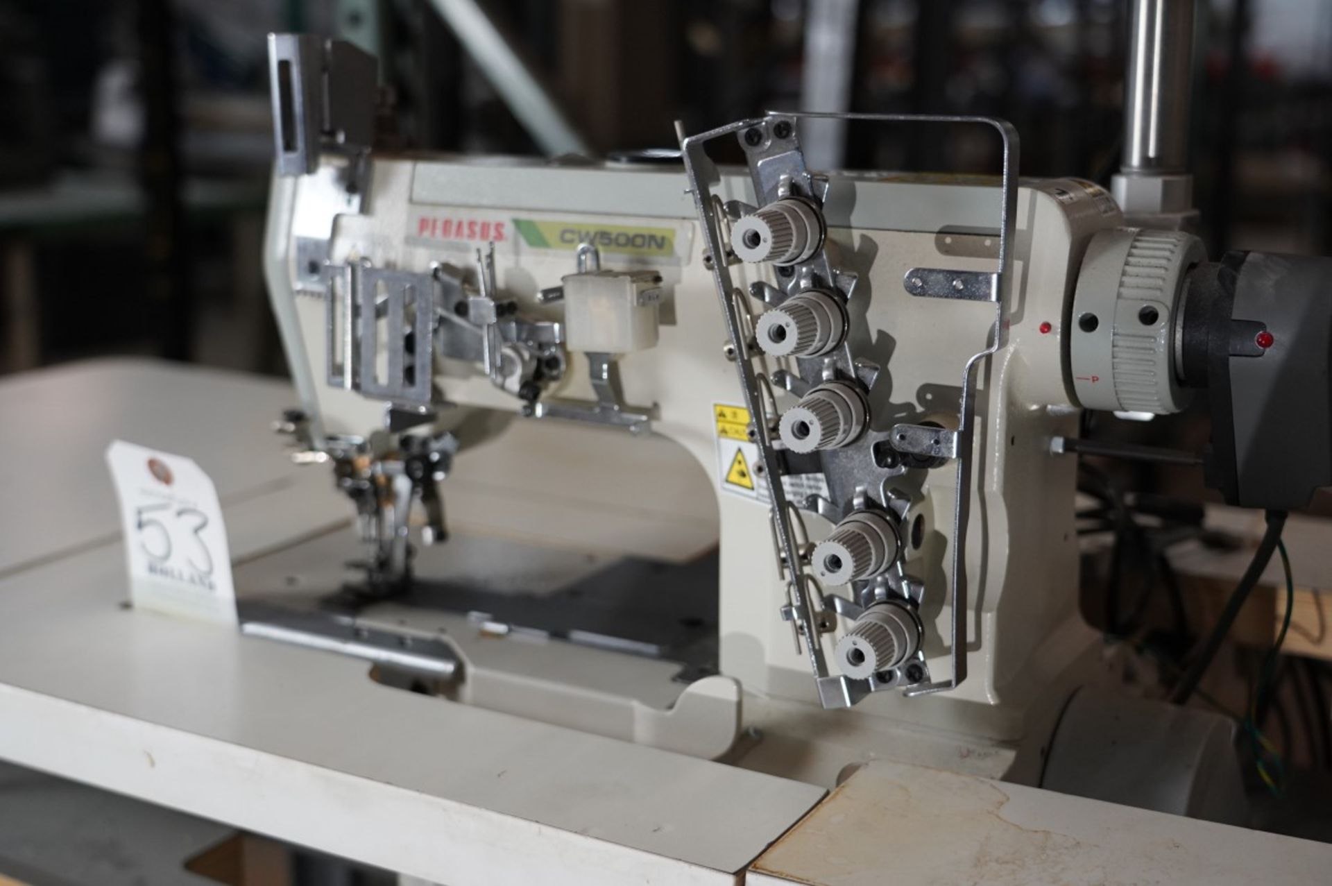 Pegasus Coverstitch Sewing Machine Model CW500N - Type -CW562N-01GB, Spec. 364 - Device UT423 S/N 5 - Image 4 of 11
