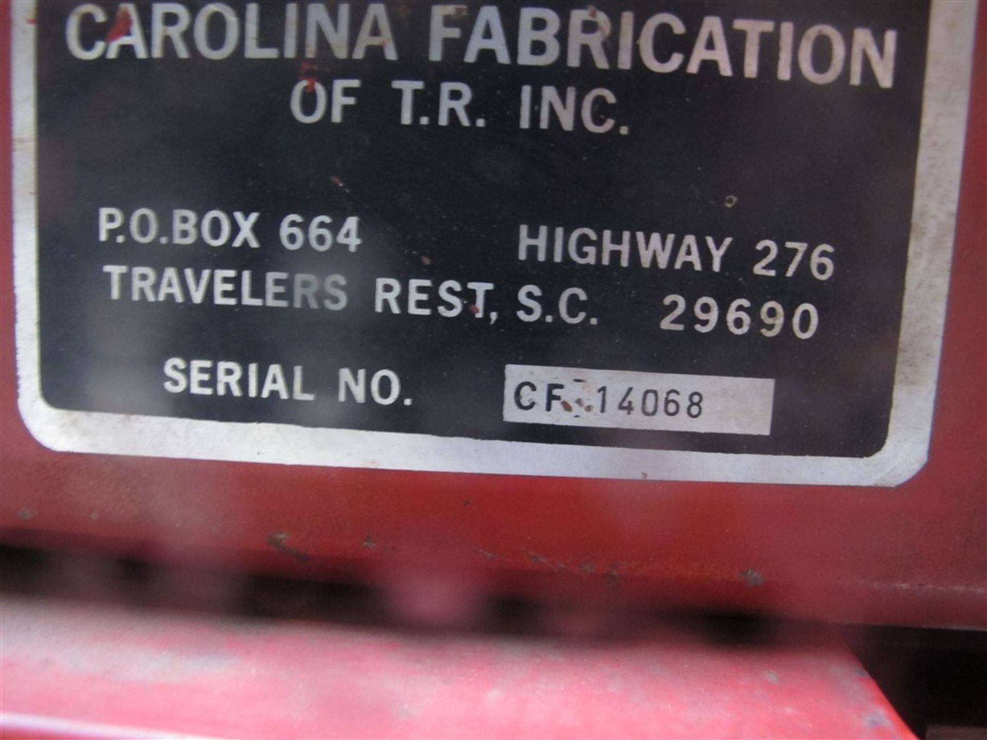 Carolina Horizontal Metal Cutting Band Saw S/N CF14068 - Image 3 of 4