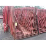 Lot of (100) Wide Frame 6'7" High x 5' Wide (Waco #156.05)