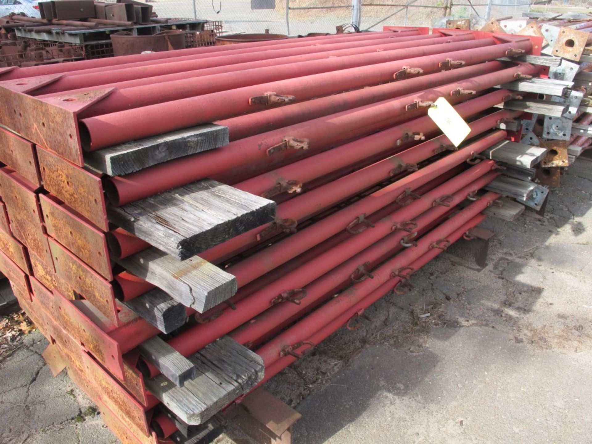 Lot Including: (16) Bridge Post 2'0" (Waco #2'BRDGE - Weight 400); (54) Bridge Post 7'6" (Waco #