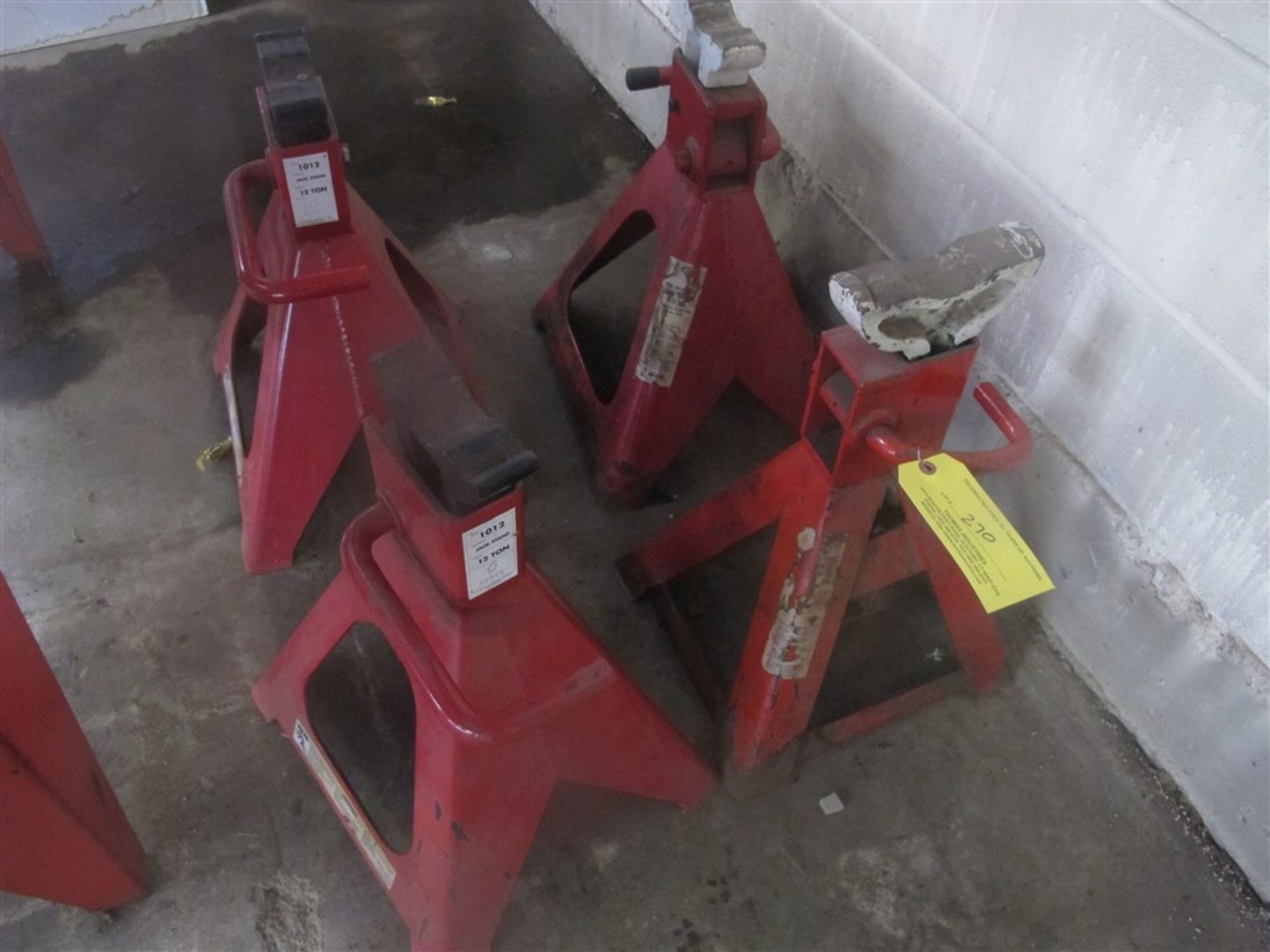 (4) Sunex 12-Ton Jack Stands Model 1012