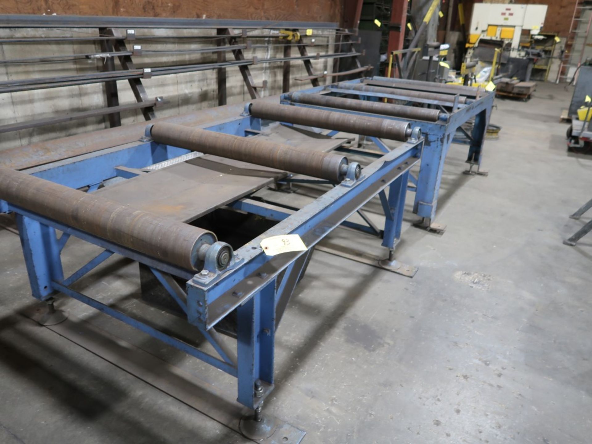 (2) Heavy Duty Roller Coveyors Approx 48" W x 72" L Each - Image 2 of 3