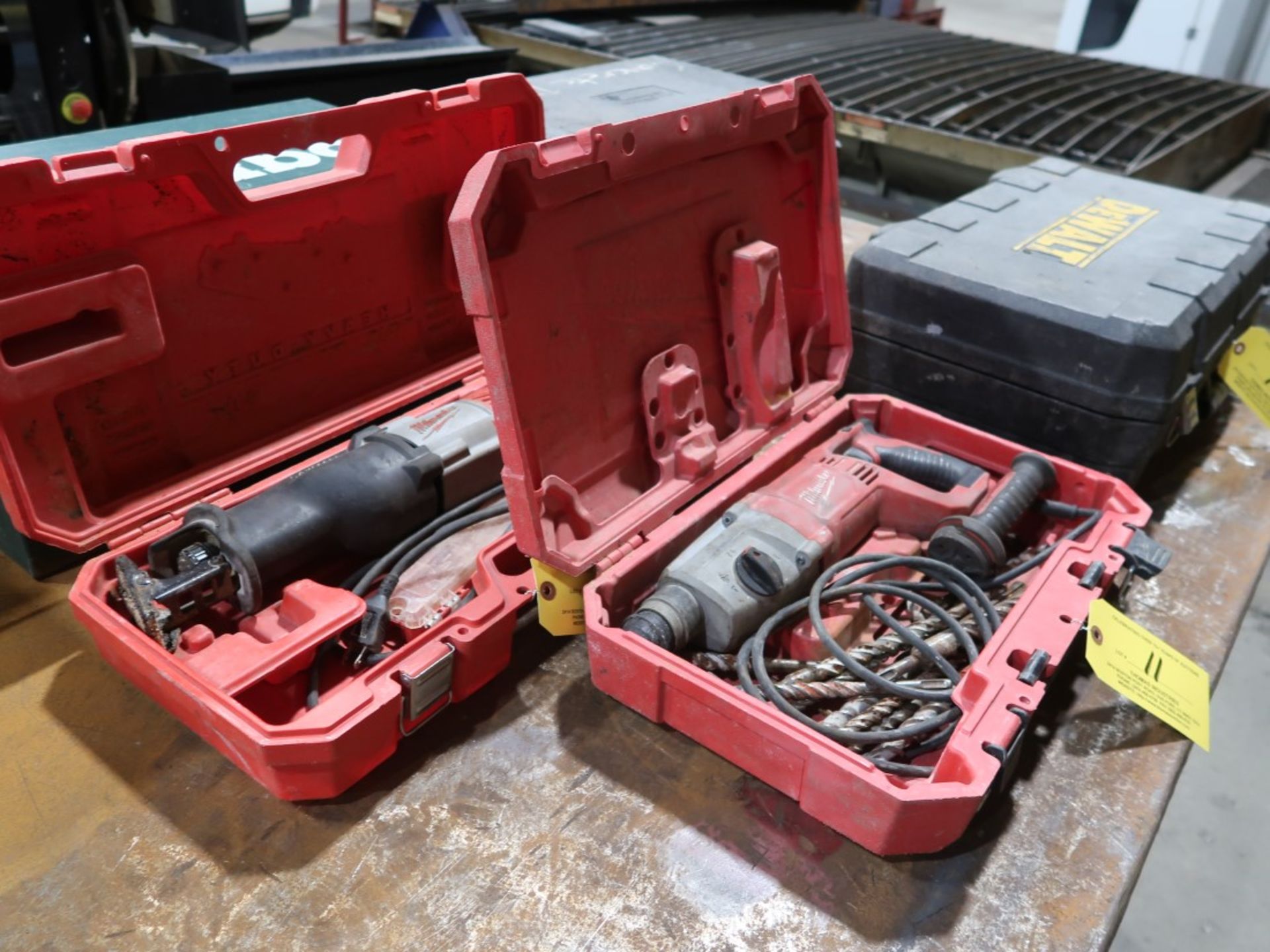 Milwaukee Electric Rotary Hammer Drill & Bits w/ Case and Milwaukee Electric Sawzall w/ Case - Image 3 of 3