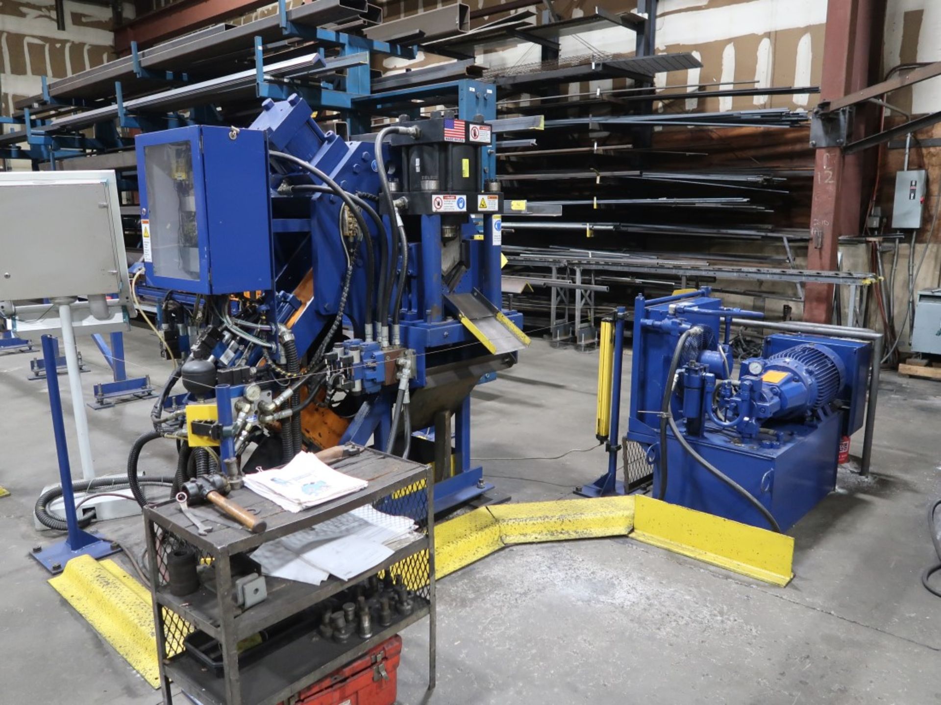2007 Peddinghaus Ocean Clipper Ironworker S/N 58322, 75 Tons Punch Capacity, 100 Shear Tonnage, - Image 3 of 11