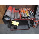 Cart w/ Contents Including: Assorted Core Drill Bits