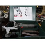 2018 Metabo Model RBE 15-180 Set Electric Tube Belt Sander Kit w/ Case