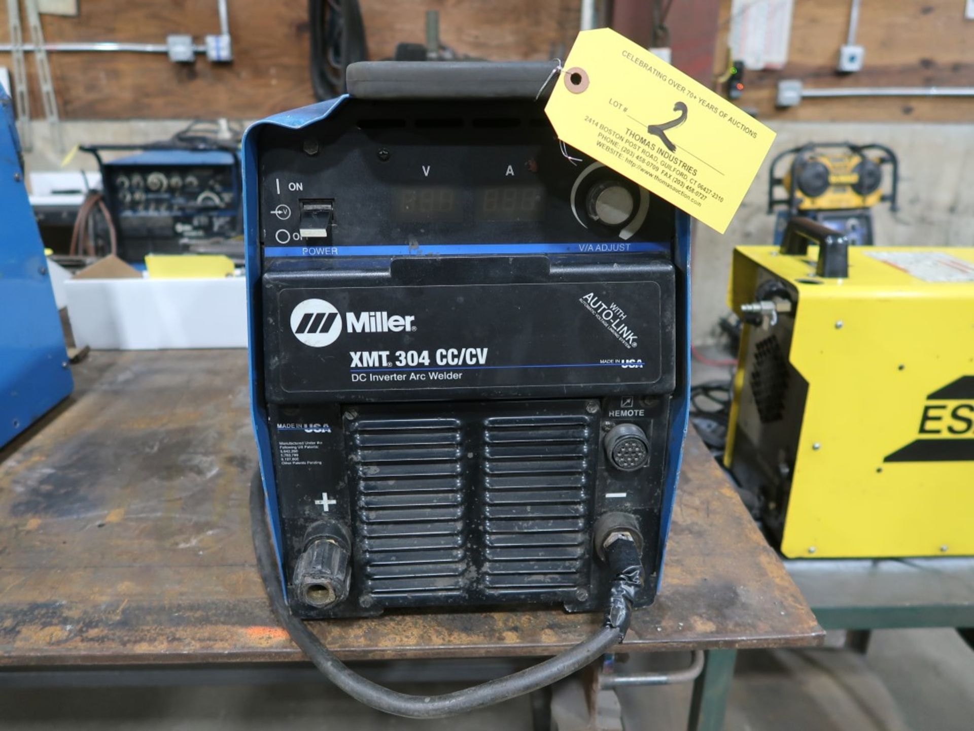 Miller Model XMT 304 CC/CV DC Inverter Multi Purpose Welder S/N LG110303A, 230/460 Volts - Image 3 of 5