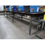 4' x 20 HD Steel Welding/Layout Table (Delay Delivery 1-Week)