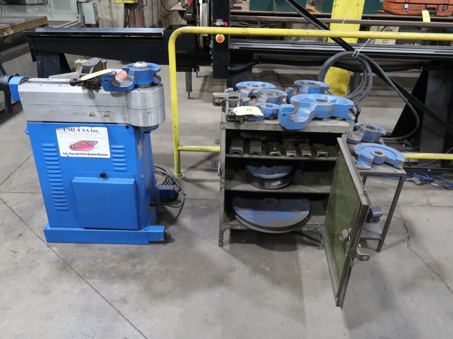 2014 CML Ercolina Pipe Bender Model TOP 030 TRIF, S/N 3014115 w/ Large Assortment of Dies, Touch - Image 6 of 8