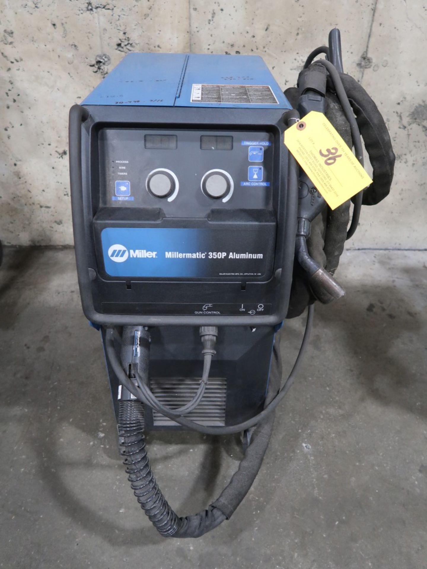 Miller Millermatic 350P Aluminum Mig Welder S/N MK413016N - Image 3 of 5