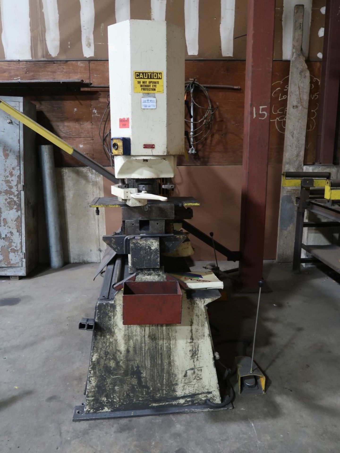 1995 Geka Hydracrop 110A Ironworker, S/N 15798, Punch Head Replaced in 2020; Punching Tonnage 120 - Image 3 of 6