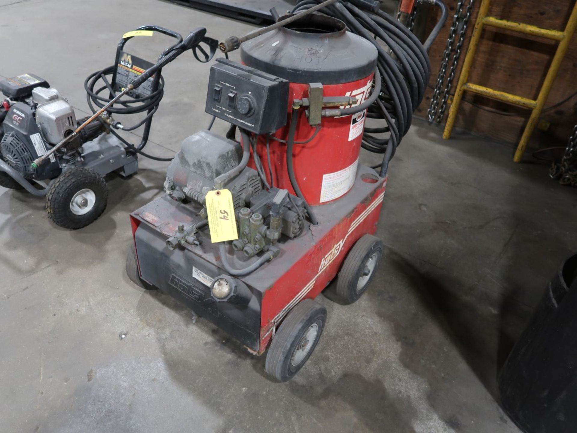 Hotsy Model 550C Hot Water Electric Pressure Washer S/N C43395, 1000 PSI - Image 2 of 2
